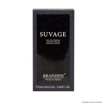 ادوپرفیوم مردانه برندینی مدل Suvage حجم 25 میلی لیتر