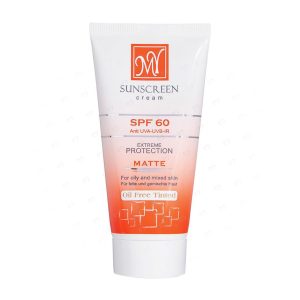 کرم ضد آفتاب مای رنگی طبیعی SPF60 فاقد چربی حجم 50 میلی لیتر