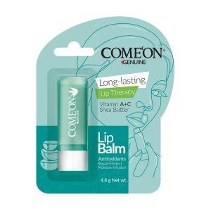 بالم لب نرم و مرطوب کننده کامان مدل Long Lasting Lip Therapy رایحه آلوورا وزن 4.8 گرم
