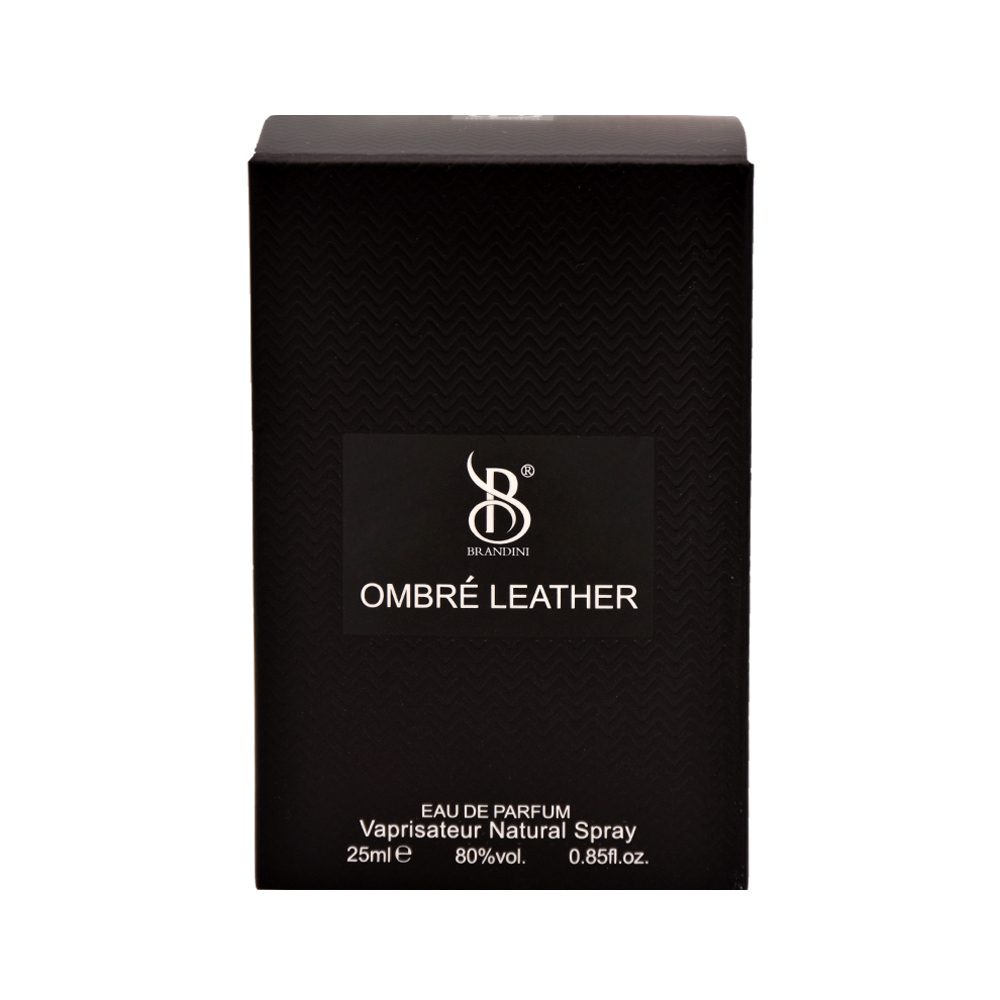 عطر جیبی برندینی مدل Ombre Leather حجم 25 میلی لیتر