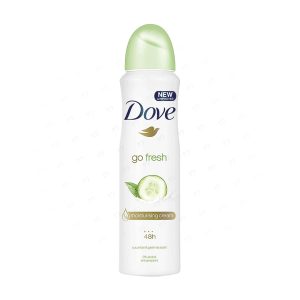 اسپری ضد تعریق زنانه خیار و چای سبز داو مدل Go Fresh حجم 150 میلی لیتر