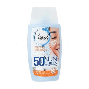کرم ضد آفتاب پیکسل مدل No Color مناسب پوست خشک تا حساس حاوی SPF50 حجم 50 میلی لیتر