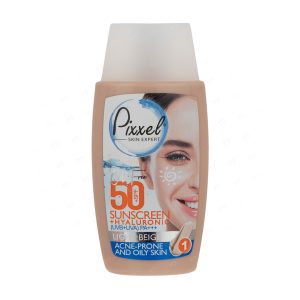 کرم ضد آفتاب پیکسل مدل LIGHT BEIGE پوست چرب و مختلط حاوی SPF50 حجم 50 میلی لیتر