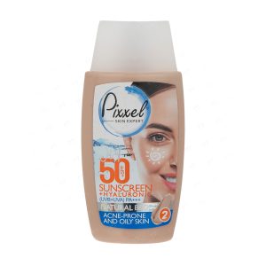 کرم ضد آفتاب پیکسل مدل NATURAL BEIGE مناسب پوست چرب و مختلط حاوی SPF50 حجم 50 میلی لیتر