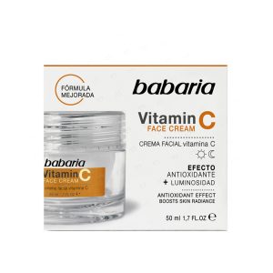 کرم آبرسان صورت باباریا مدل Vitamin C حجم 50 میلی لیتر