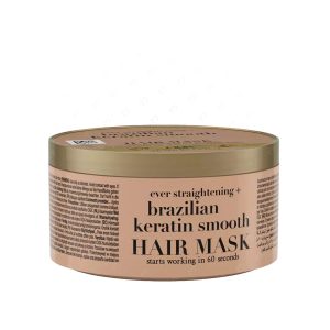 ماسک مو او جی ایکس مدل Brazilian Keratin Smooth حجم 300 میلی لیتر