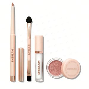 کیت گلیتر لب شیگلم مدل Lip Dazzler رنگ Debutante مجموعه 4 عددی