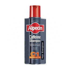 شامپو تقویت کننده و ضد ریزش مو آلپسین مدل Caffeine C1 حجم 375 میلی لیتر