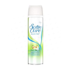 ژل اصلاح زنانه ژیلت سری Satin Care مدل Avocado twist حجم 200 میلی لیتر