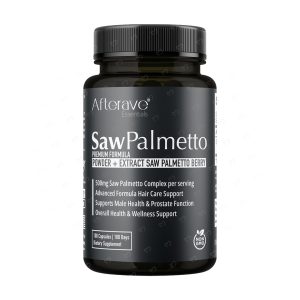 مکمل ضد ریزش و تقویت مو افترایو مدل Saw Palmetto بسته 100 عددی