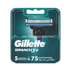 تیغ یدک ژیلت مدل Mach3+ بسته 5 عددی