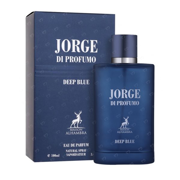 ادو پرفیوم مردانه الحمبرا مدل JORGE DI PROFUMO DEEP BLUE حجم 100 میلی لیتر - del 46654 cover