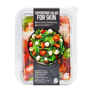 ماسک صورت سالاد سوپر فود فارم اسکین مدل Tomato بسته 7 عددی