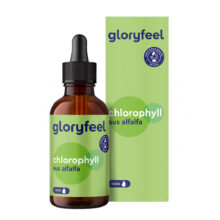 کلروفیل مایع گلوری فیل مدل Chlorophyll Alfalfa حجم 30 میلی لیتر