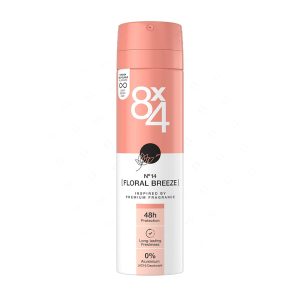 اسپری ضد تعریق زنانه هشت در چهار مدل Floral Breeze حجم 150 میلی لیتر