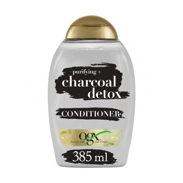 نرم کننده مو فاقد سولفات او جی ایکس مدل Charcoal Detox حجم 385 میلی لیتر - del 50902 cover