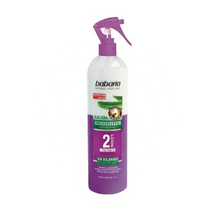 اسپری مو دو فاز نرم کننده و ضد گره باباریا مدل Aloe Vera حجم 500 میلی لیتر