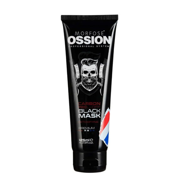 ماسک لایه بردار زغال سیاه مورفوس سری OSSION مدل Black mask حجم 125 میلی لیتر - del 51607 cover