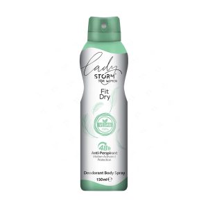 اسپری ضد تعریق زنانه استورم مدل Fit Dry حجم 150 میلی لیتر