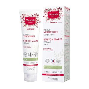کرم ضد ترک بارداری موستلا مدل Stretch Marks 3×1 حجم 150 میلی لیتر