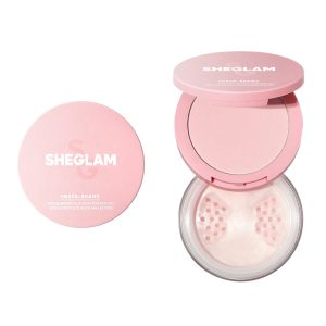 پودر فیکس دو کاره صورت و زیر چشم شیگلم مدل Insta-Ready رنگ Bubblegum