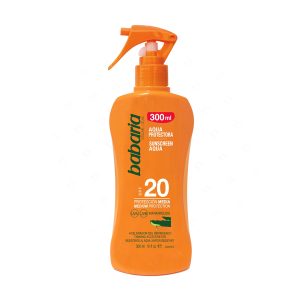 اسپری ضد آفتاب باباریا مدل Aloe Vera حاوی SPF20 حجم 300 میلی لیتر