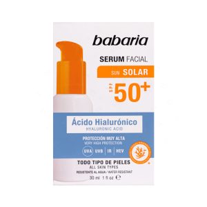 سرم ضد آفتاب باباریا مدل HYALURONIC ACID حاوی SPF50 حجم 30 میلی لیتر