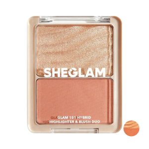 پالت رژگونه و هایلایتر شیگلم مدل Glam 101 Hybrid رنگ Seville