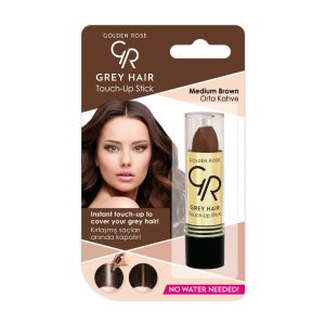 رژ مو گلدن رز مدل GREY HAIR رنگ MEDIUM BROWN