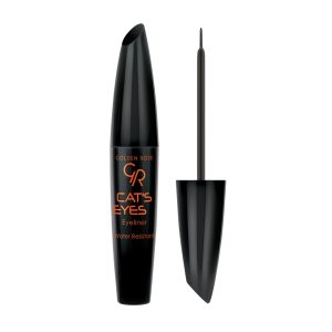 خط چشم گلدن رز مدل CAT’S EYES رنگ BLACK