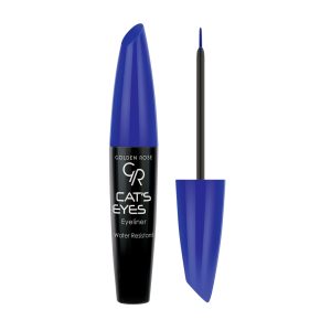خط چشم گلدن رز مدل CAT’S EYES رنگ BLUE