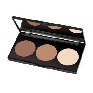 پالت کانتور سه رنگ گلدن رز مدل CONTOUR POWDER KIT