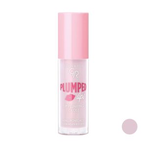 رژ لب مایع حجم دهنده براق گلدن رز مدل PLUMPED شماره 201