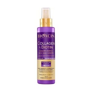 اسپری دو فاز حجم دهنده مو بیوکسین مدل Collagen& Biotin حجم 150 میلی لیتر