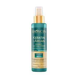 اسپری نرم کننده و ترمیم کننده مو بیوکسین مدل keratin& Argan حجم 150 میلی لیتر