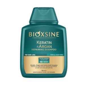 شامپو ضد ریزش و ترمیم کننده بیوکسین مدل keratin& Argan حجم 300 میلی لیتر