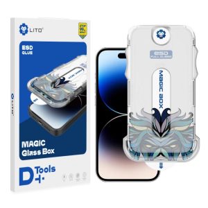 گلس محافظ صفحه نمایش با کیت نصب آسان لیتوو مدل Clear Full Glass