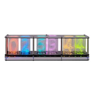 ساعت دیجیتال RGB نیکسی همراه با اکولایزر مدل NixGlow