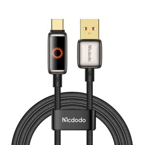 کابل شارژ سریع USB به تایپ سی 100 وات دارای قطع کن اتومات مک دودو مدل Mcdodo CA-665