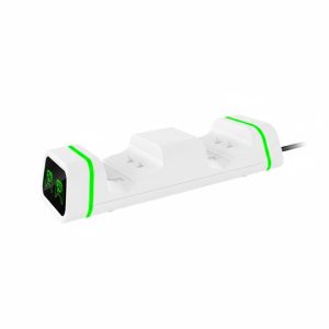 پایه شارژر دسته بازی ایکس باکس دابی مدل TYX-19006X مناسب برای Xbox Series X/S/One – سفید